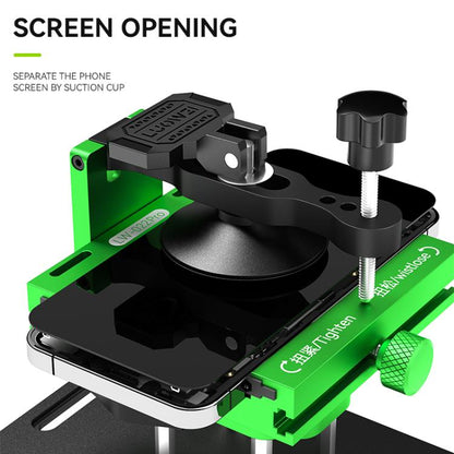LUOWEI LW - 022Pro 2 in 1 Universal 360 Rotating Phone Back Cover Separation Fixture - ORIWHIZ