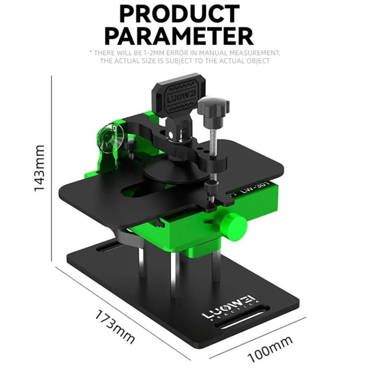 Luowei LW - 301 Pro 4 in 1 Phone Screen Separation Fixture with Side Hanging Suction Cup, LW - 301 - ORIWHIZ