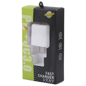 LZ - 215A+C 20W QC 3.0 USB + PD 3.0 USB - C / Type - C Fast Charging Travel Charger, US Plug, US Plug - ORIWHIZ