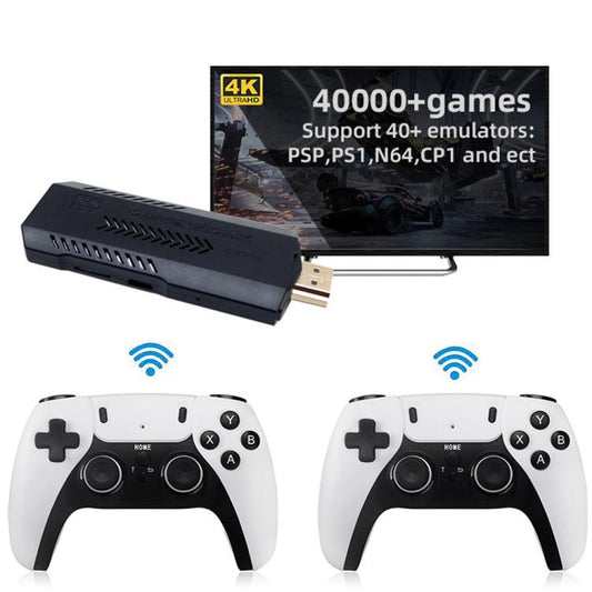 M10 Pro 4K TV Game Player 3D HD Retro Video Game Console, 64G With Wired Controller, 128G With Wired Controller, 256G With Wired Controller, 64G With Charged Controller, 128G With Charged Controller, 256G With Charged Controller - ORIWHIZPocket ConsolePocket Console & AccessoriesToys & Hobbies