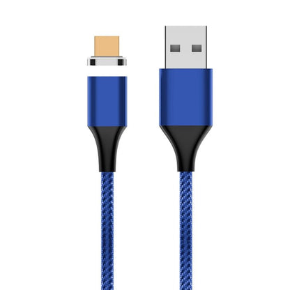 M11 3A USB to Micro USB Nylon Braided Magnetic Data Cable, Cable Length: 1m, Micro USB - ORIWHIZ