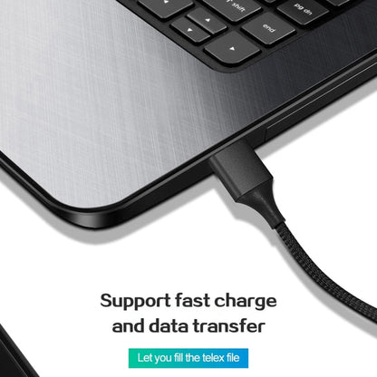 M11 3A USB to Micro USB Nylon Braided Magnetic Data Cable, Cable Length: 1m, Micro USB - ORIWHIZ