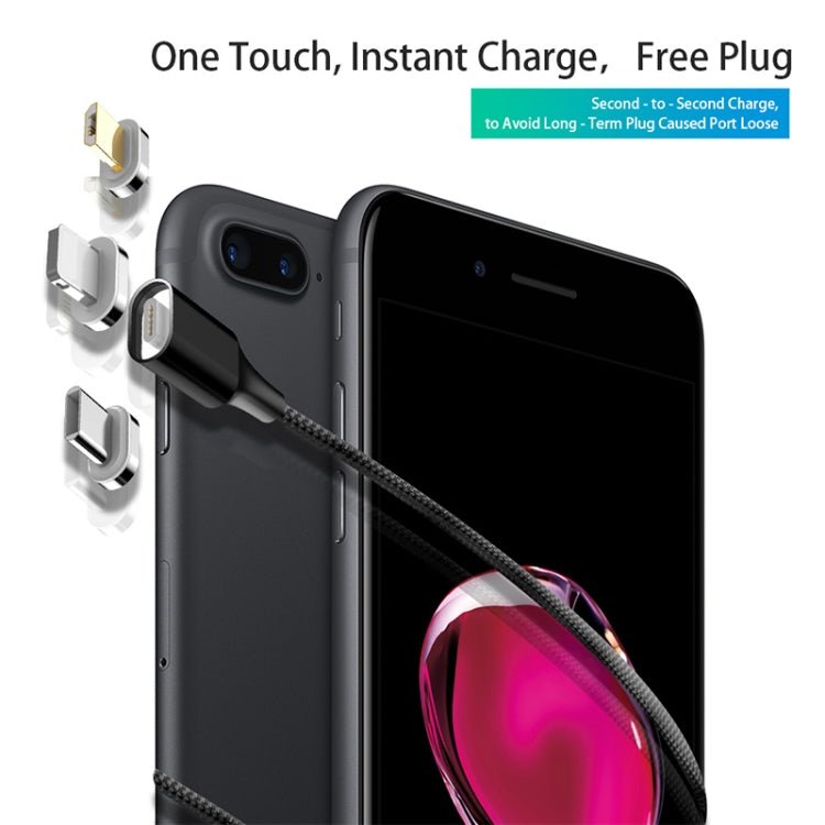 M11 5A USB to USB - C / Type - C Nylon Braided Magnetic Data Cable, Cable Length: 2m, USB - C / Type - C - ORIWHIZ