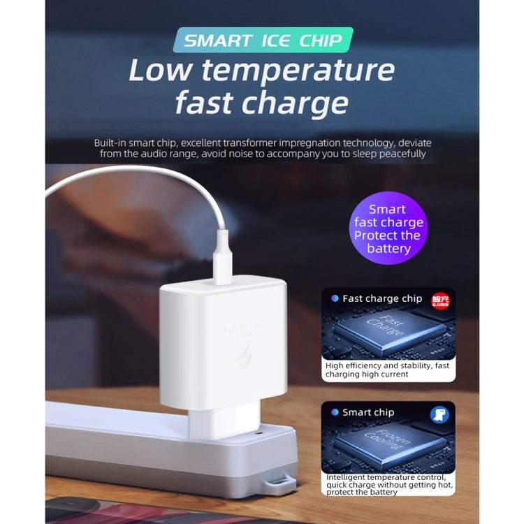 M135 45W USB - C / Type - C Port Fast Charger with 5A Type - C to Type - C Cable, EU Plug, EU Plug + Type - C Cable - ORIWHIZ