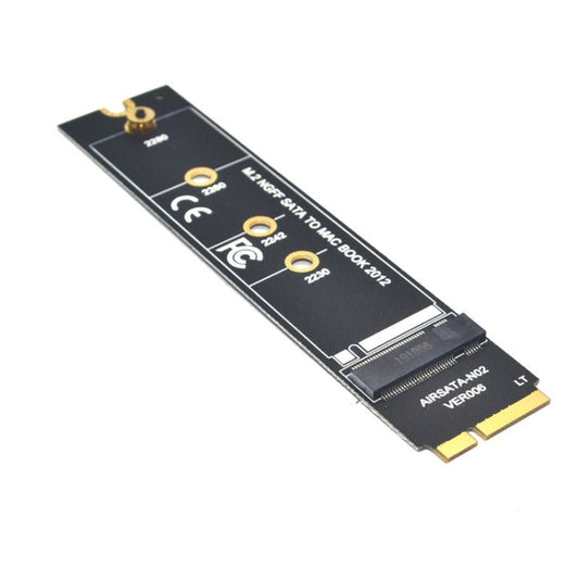 M.2 NGFF SATA To MAC SSD Adapter Riser Card For MacBook Air 2012 A1465 A1466, Long Type, With Screwdriver - ORIWHIZ