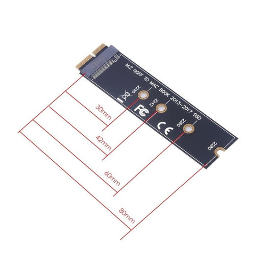 M.2 PCIE NVME SSD to Mac Book Air Pro 2013 - 2017 SSD Hard Drive Adapter Board For A1465 A1466 A1398 A1502, M.2 PCIE NVME SSD to SSD - ORIWHIZ