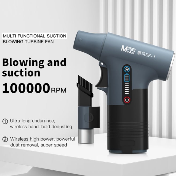 MaAnt BF - 1 Multi - Functional Suction Blowing Turbine Remove Dust Fan, BF - 1 - ORIWHIZ