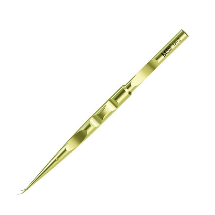 MaAnt Titanium Tweezers Antistatic Small Clip Bird Nest Hair Picking Pink Prick Clip Repair Tool, Straight, Curve - ORIWHIZ