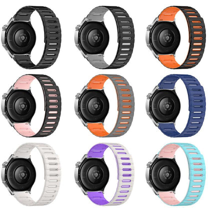 Macaron Color Design Magnetic Silicone Watch Band, 20mm, 22mm - ORIWHIZ20mm BandsSmart WearUniversal Bands
