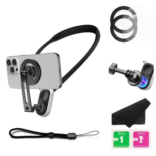 حامل مغناطيسي معلق للرقبة للهواتف المحمولة/كاميرات الحركة - ملحقات ORIWHIZDJI وInsta360، حامل DJI، ملحقات DJI أخرى
