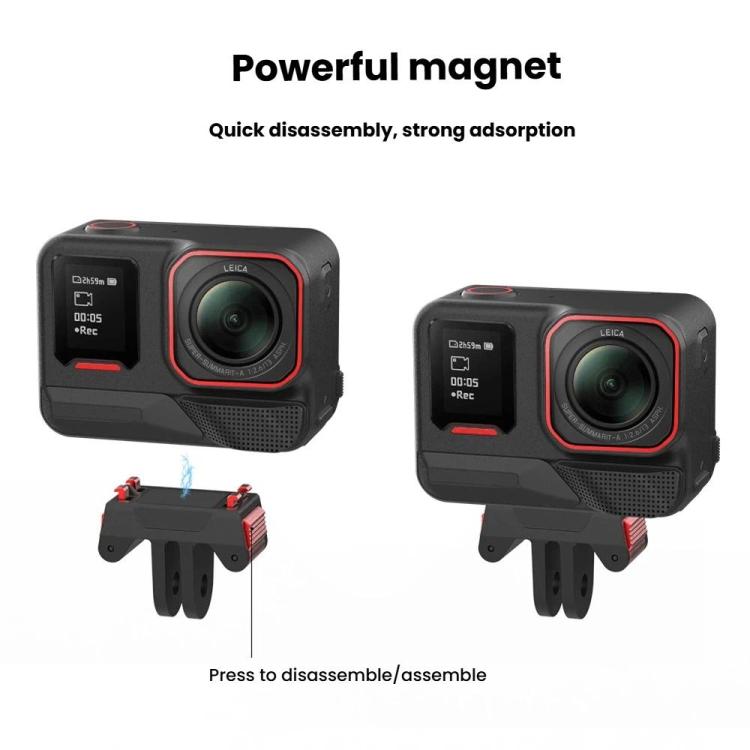Magnetic Quick - Release Adapter Base for Insta360 X5, Ace Pro 2, Ace Pro, 2 - claw Magnetic Adapter - ORIWHIZDJI & Insta360 AccessoriesInsta360 X SeriesMounts