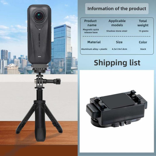 قاعدة معدنية مغناطيسية سريعة الفك، لكاميرا Insta360 X4 Air، قاعدة معدنية سريعة الفك - ملحقات ORIWHIZDJI وInsta360، حوامل سلسلة Insta360 X