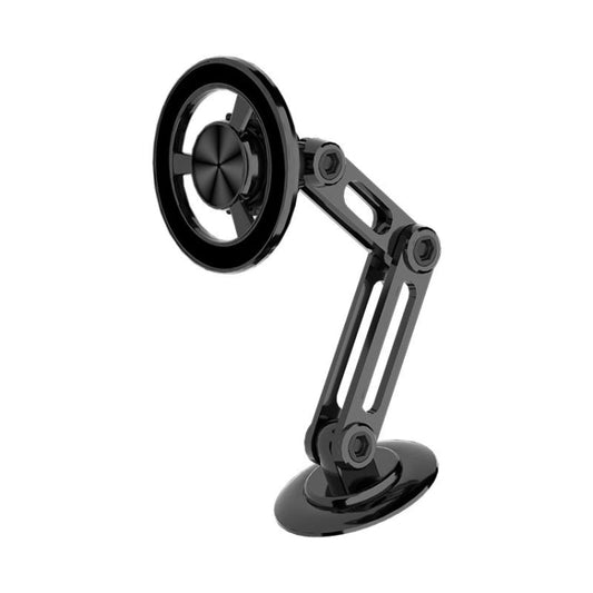 Magsafe Magnetic Mobile Phone Bracket Metal Car Navigation Folding Bracket, CZY - F82Y(Black) - ORIWHIZ