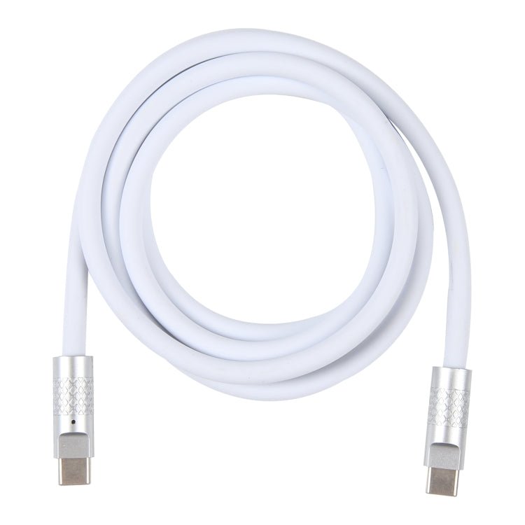 Mech Series 120W USB - C / Type - C to USB - C / Type - C Metal Plug Silicone Fast Charging Data Cable, Length: 1.2m, Type - C, 1.2m Type - C to Type - C - ORIWHIZ