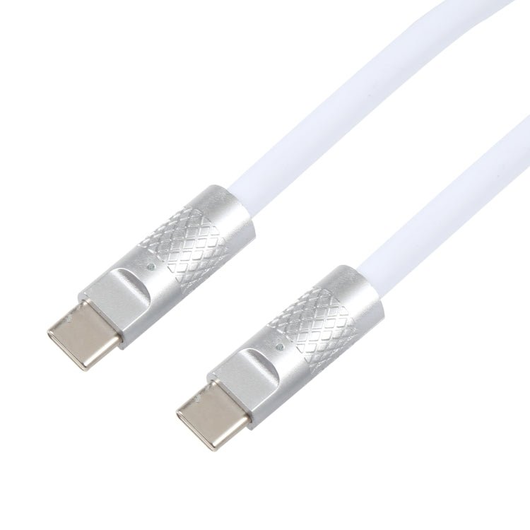 Mech Series 120W USB - C / Type - C to USB - C / Type - C Metal Plug Silicone Fast Charging Data Cable, Length: 1.2m, Type - C, 1.2m Type - C to Type - C - ORIWHIZ