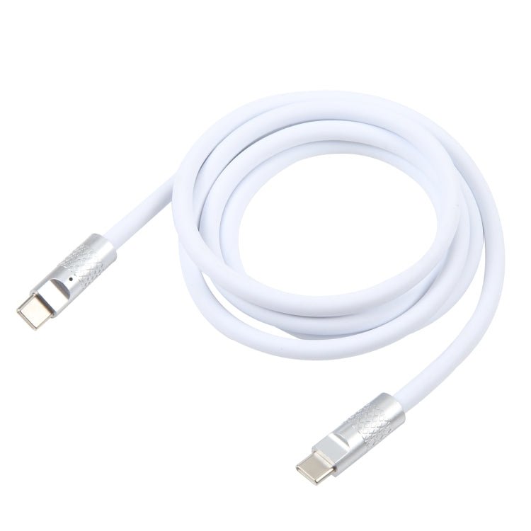 Mech Series 120W USB - C / Type - C to USB - C / Type - C Metal Plug Silicone Fast Charging Data Cable, Length: 1.2m, Type - C, 1.2m Type - C to Type - C - ORIWHIZ