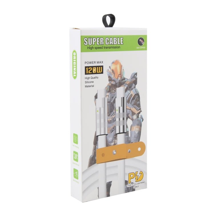 Mech Series 120W USB - C / Type - C to USB - C / Type - C Metal Plug Silicone Fast Charging Data Cable, Length: 1.2m, Type - C, 1.2m Type - C to Type - C - ORIWHIZ