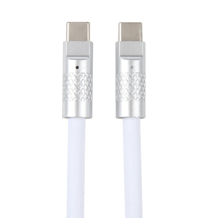 Mech Series 120W USB - C / Type - C to USB - C / Type - C Metal Plug Silicone Fast Charging Data Cable, Length: 1.2m, Type - C, 1.2m Type - C to Type - C - ORIWHIZ