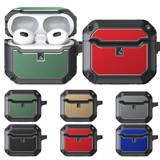 Mecha Hardware Earphone Protective Case with Hook, For AirPods 3, For AirPods 2 / 1, For AirPods Pro, For Samsung Galaxy Buds 2 / Buds Pro / Buds Live / Buds 2 Pro - ORIWHIZ