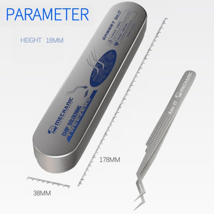 Mechanic Aax - 17 Non - Magnetic Stainless Steel Tweezer, Mechanic Aax - 17 - ORIWHIZ