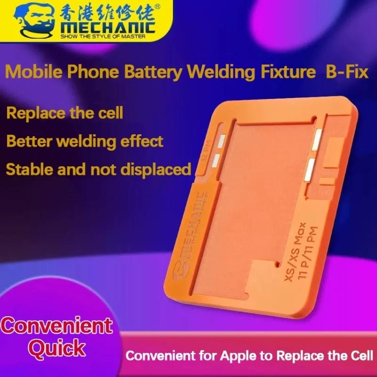 Mechanic B - Fix Battery Welding Fixture for iPhone X - 12 Pro Max, Mechanic B - Fix - ORIWHIZ