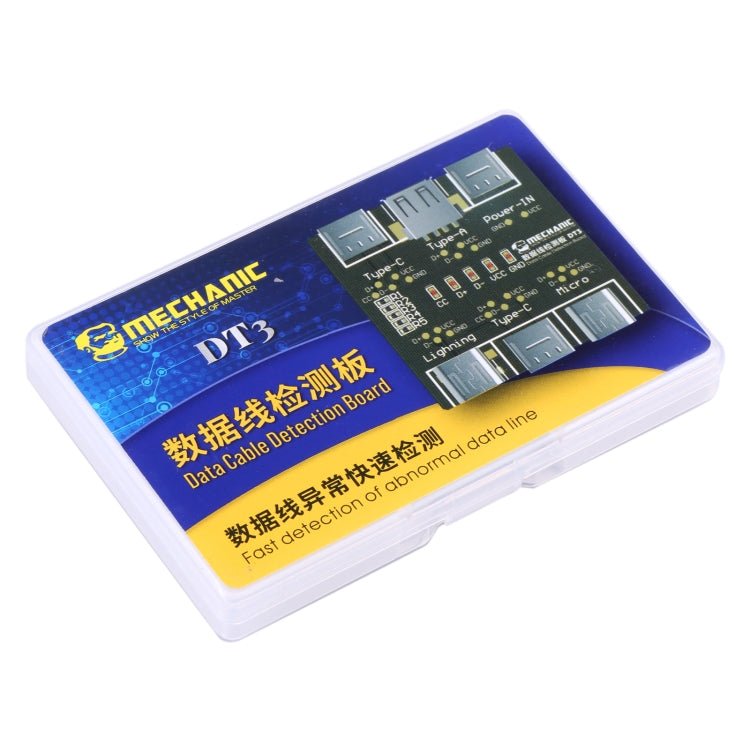 MECHANIC DT3 USB Data Cable Detection Board Short Circuit On - Off Switching Tester, DT3 Tester - ORIWHIZ