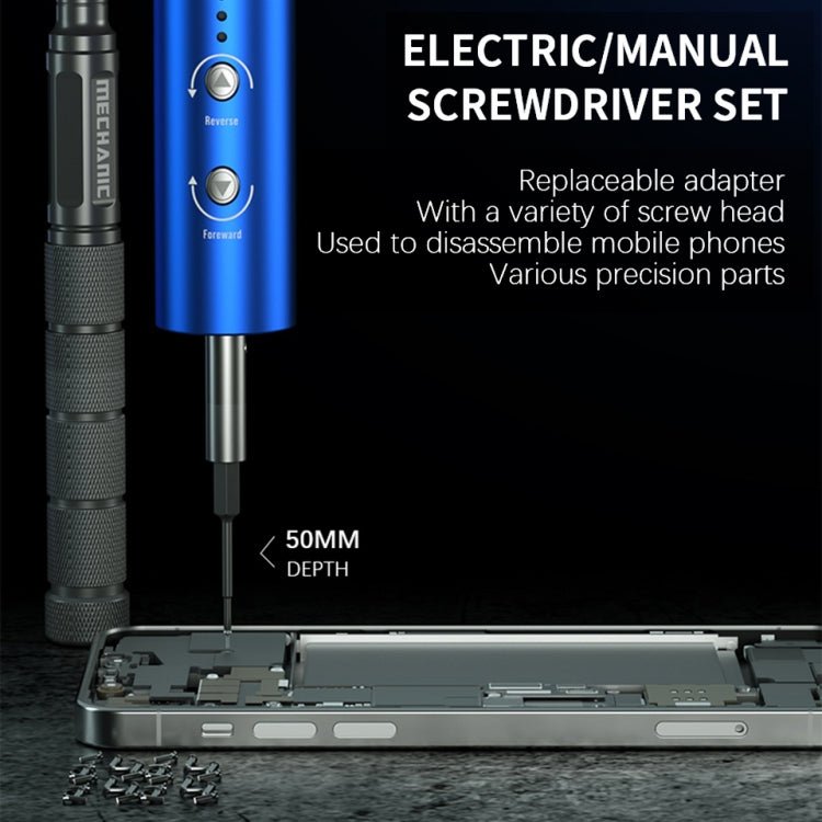 MECHANIC iDrive Multifunction Electric OCA Glue Remover Screwdriver Set, MECHANIC iDrive - ORIWHIZ