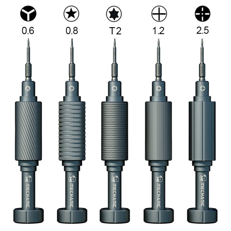 MECHANIC Mortar Mini iShell 5 in 1 Phone Repair Precision Screwdriver Set, 5 in 1 - ORIWHIZ