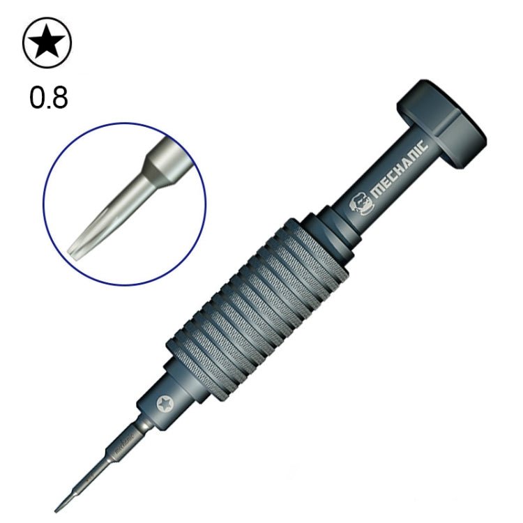 MECHANIC Mortar Mini iShell Five Star 0.8mm Phone Repair Precision Screwdriver, Five Star 0.8 - ORIWHIZ