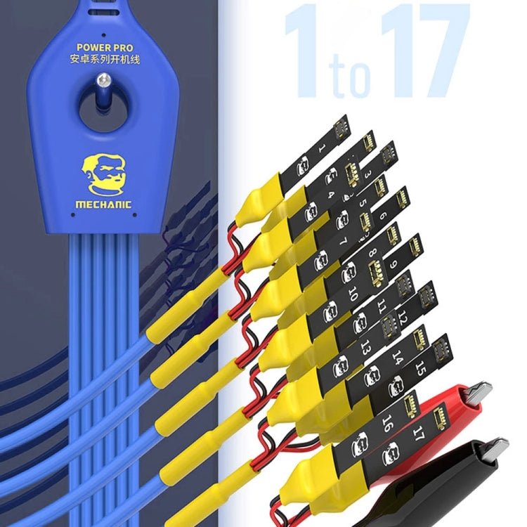 Mechanic Power Pro 17 in 1 Mobile Phone Power Supply Test Cable for Android, Power Pro 17 in 1 - ORIWHIZ