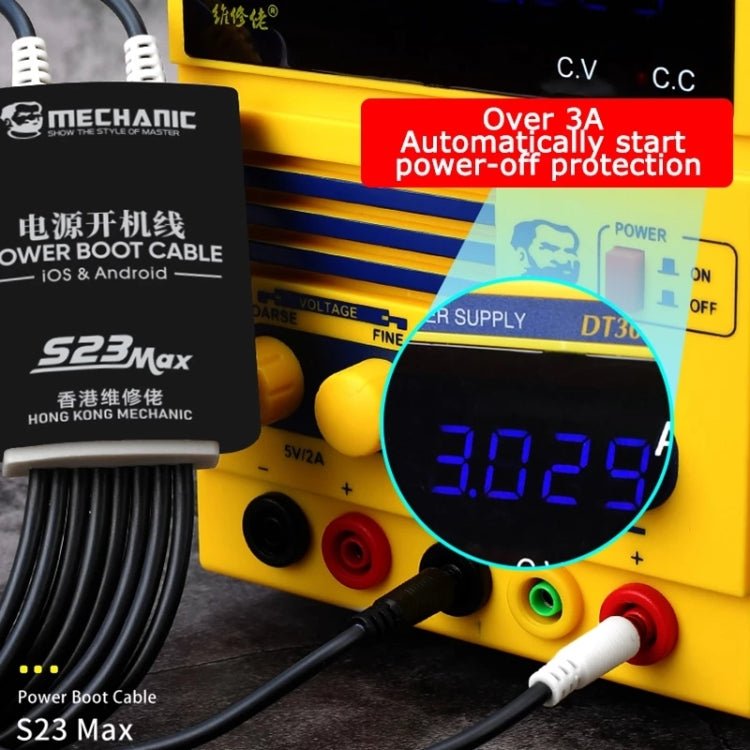 Mechanic S23 Max Power Supply Test Cable for Android / iOS, S23 Max - ORIWHIZ