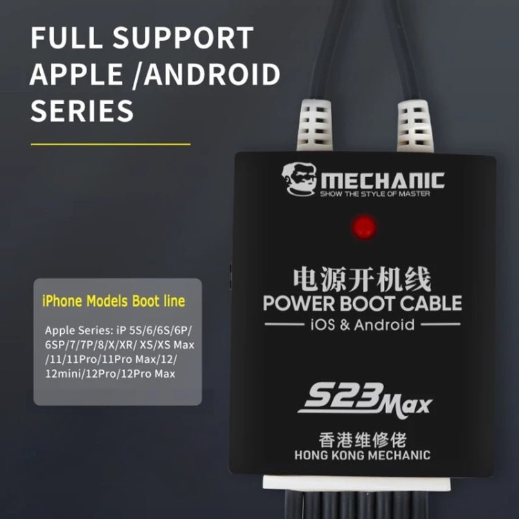 Mechanic S23 Max Power Supply Test Cable for Android / iOS, S23 Max - ORIWHIZ