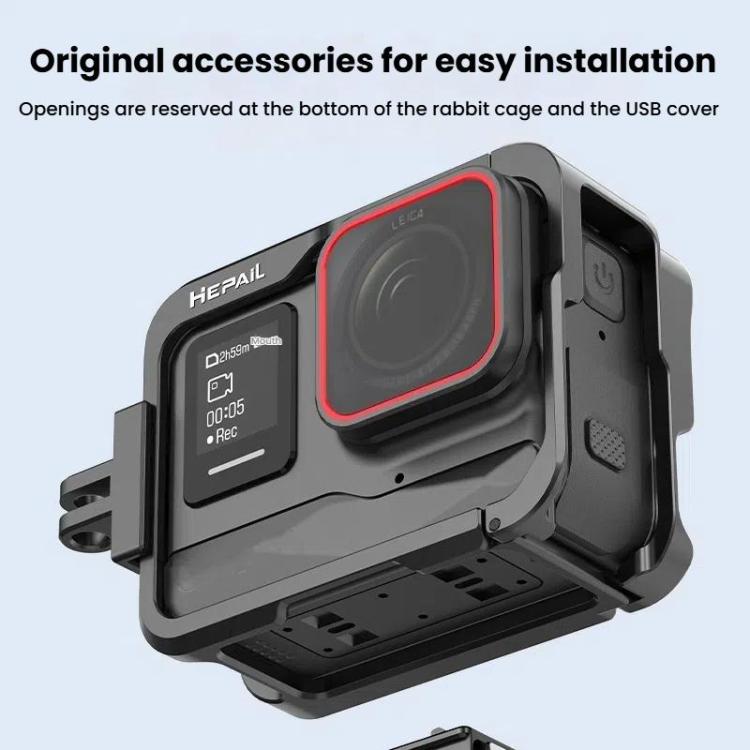 Metal Rabbit Cage Camera Frame Accessories, For Insta360 Ace HEPAIL AC - 25, For Insta360 Ace Pro HEPAIL AC - 26 - ORIWHIZDJI & Insta360 AccessoriesHEPAILInsta360 Ace Series