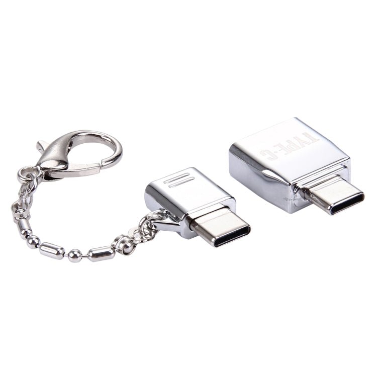 Micro USB Female to USB - C / Type - C Male + USB 2.0 Female to USB - C / Type - C Male Metal Adapter - ORIWHIZ