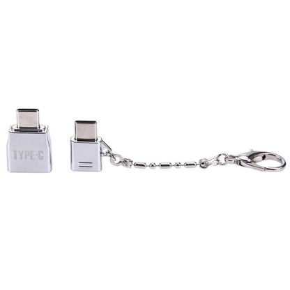 Micro USB Female to USB - C / Type - C Male + USB 2.0 Female to USB - C / Type - C Male Metal Adapter - ORIWHIZ