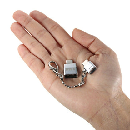 Micro USB Female to USB - C / Type - C Male + USB 2.0 Female to USB - C / Type - C Male Metal Adapter - ORIWHIZ