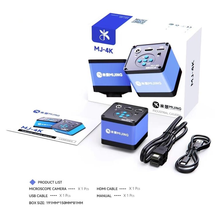 Mijing MJ - 4K 4K HD Industry Microscope Camera, Mijing MJ - 4K - ORIWHIZ