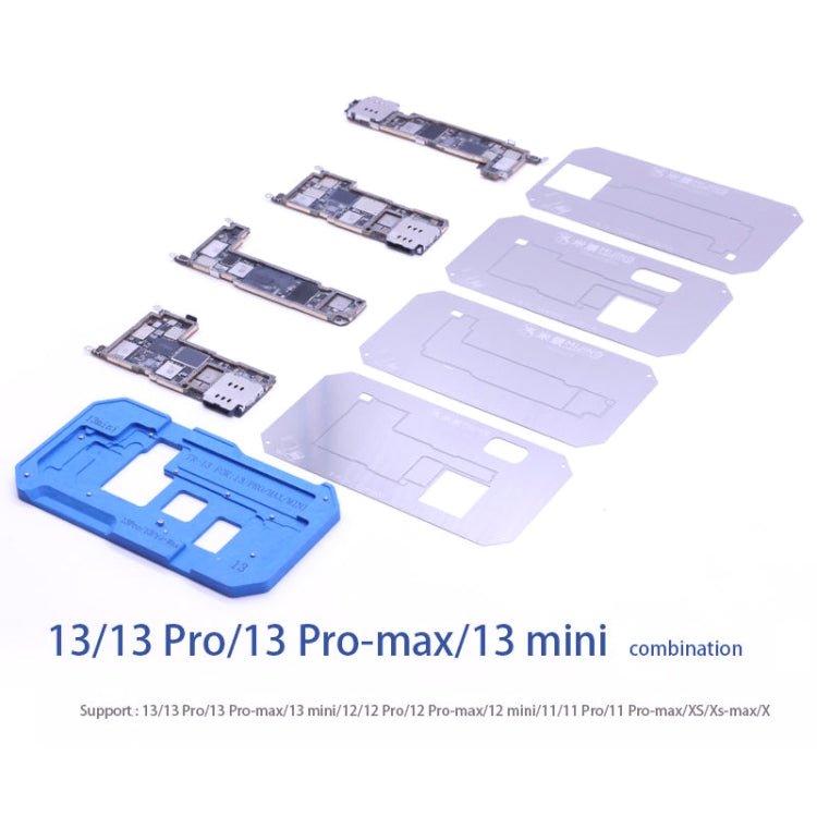 MiJing Z20 Pro For iPhone X - 13 Pro Max 14 in 1 Middle Layer Motherboard Reballing Soldering Platform, MiJing Z20 Pro - ORIWHIZ