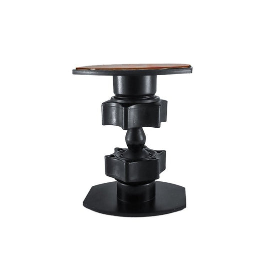 Mini soporte para cámara con cardán, soporte para teléfono móvil de escritorio, soporte para grabadora de coche, montaje de doble fijación, conector de tornillo de 1/4" para GoPro, pasta magnética para teléfonos - ORIWHIZ
