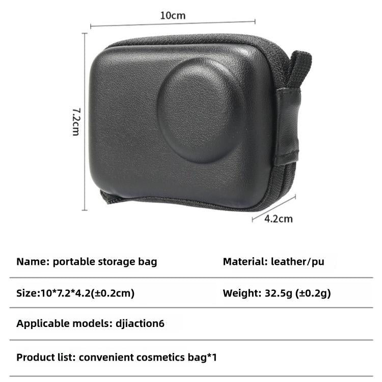 Mini Half - zipper Body Storage Bag, For DJI Osmo Action 6 Half - zipper - ORIWHIZCase & BagsDJI & Insta360 AccessoriesOsmo Action Series