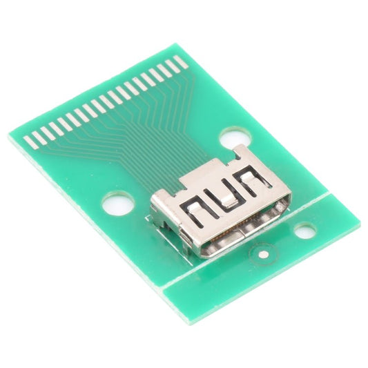 Mini HDMI Female Test Board HDMI - C with PCB 19pin, Mini HDMI Female - ORIWHIZ