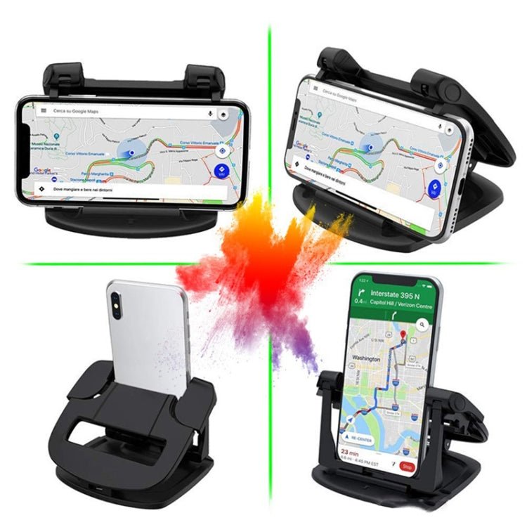 MM002 Car Dashboard Mobile Phone Holder Car Silicone Rotary Navigation Mobile Phone Holder, MM002 - ORIWHIZ