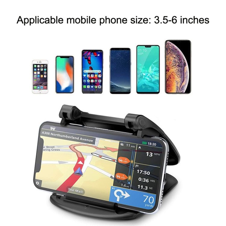 MM002 Car Dashboard Mobile Phone Holder Car Silicone Rotary Navigation Mobile Phone Holder, MM002 - ORIWHIZ