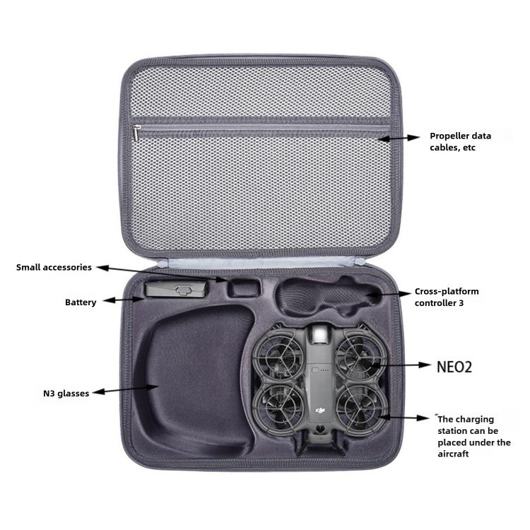 Motion - sensing Drone Portable Waterproof Shoulder Bag, For DJI Neo 2 - ORIWHIZCases & BagsDJI & Insta360 AccessoriesDJI Neo Accessories