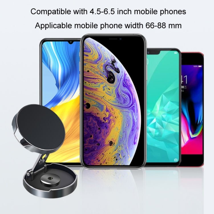 Multi - Angle Positioning Car Folding Circular Car Magnetic Suction Bracket - ORIWHIZ
