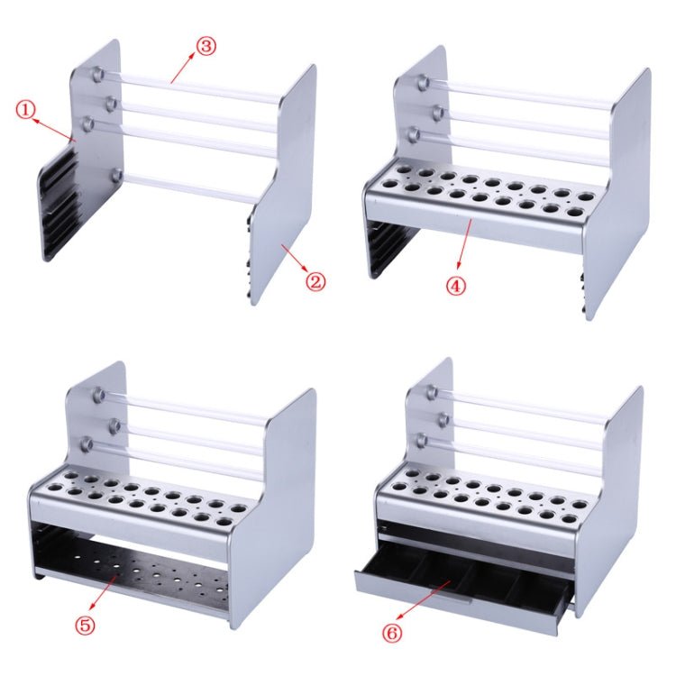 Multi - Function Maintenance Tool Storage Box Element Sorting Storage Rack, 19.7x17x16cm - ORIWHIZ