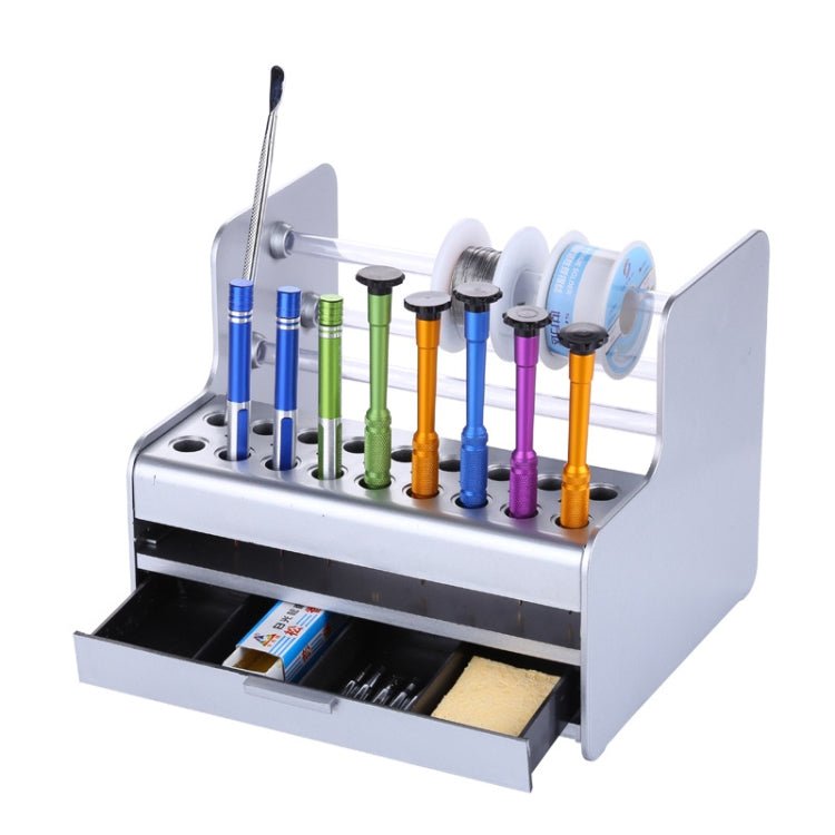 Multi - Function Maintenance Tool Storage Box Element Sorting Storage Rack, 19.7x17x16cm - ORIWHIZ