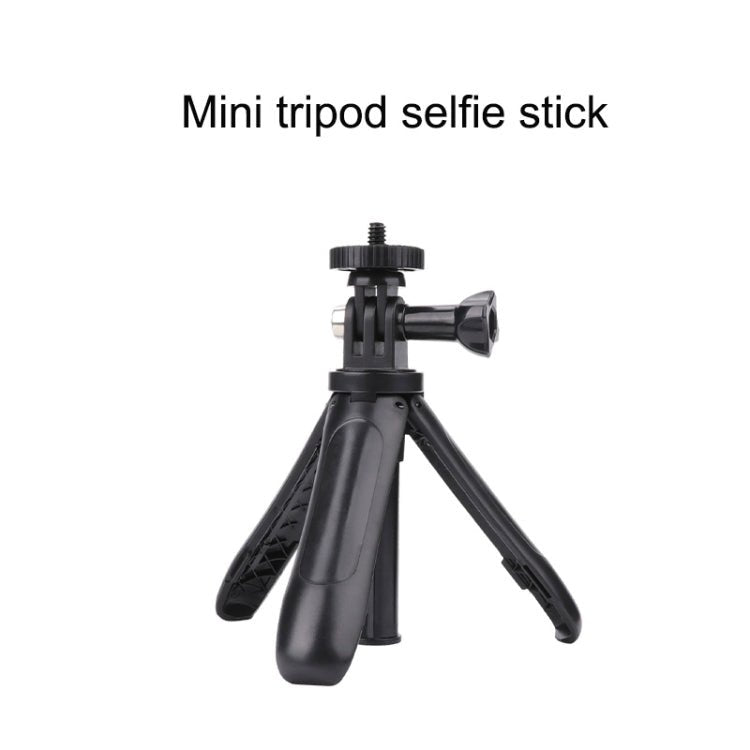Multi - functional Foldable Tripod Holder Selfie Monopod Stick for GoPro, Insta360, DJI and Other Action Cameras, Length: 12 - 23cm, Length: 12 - 23cm (Red), Length: 12 - 23cm (Blue) - ORIWHIZDJI & Insta360 AccessoriesExtendable PoleUniversal Grip Tripod