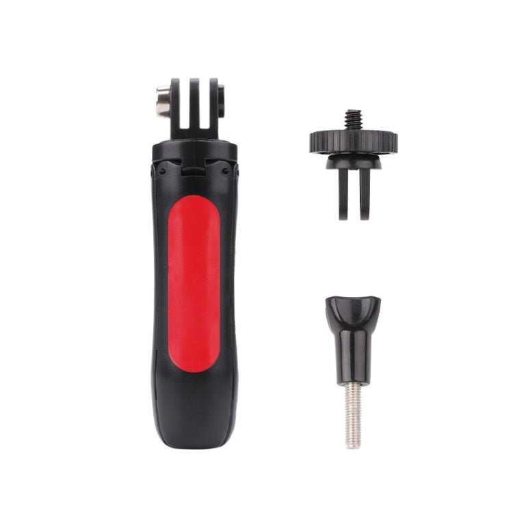 Multi - functional Foldable Tripod Holder Selfie Monopod Stick for GoPro, Insta360, DJI and Other Action Cameras, Length: 12 - 23cm, Length: 12 - 23cm (Red), Length: 12 - 23cm (Blue) - ORIWHIZDJI & Insta360 AccessoriesExtendable PoleUniversal Grip Tripod