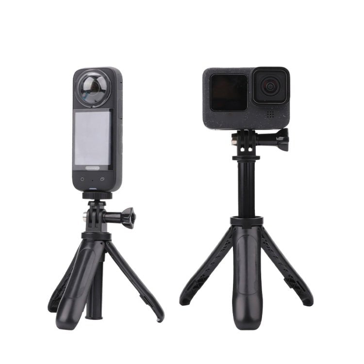 Multi - functional Foldable Tripod Holder Selfie Monopod Stick for GoPro, Insta360, DJI and Other Action Cameras, Length: 12 - 23cm, Length: 12 - 23cm (Red), Length: 12 - 23cm (Blue) - ORIWHIZDJI & Insta360 AccessoriesExtendable PoleUniversal Grip Tripod